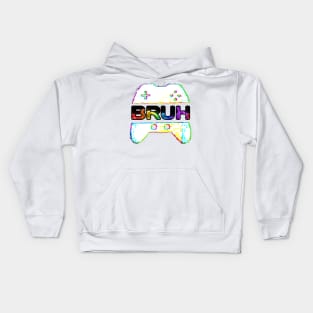 Bruh Gamer - Trendy Slang Gaming Lover Gift Design Kids Hoodie